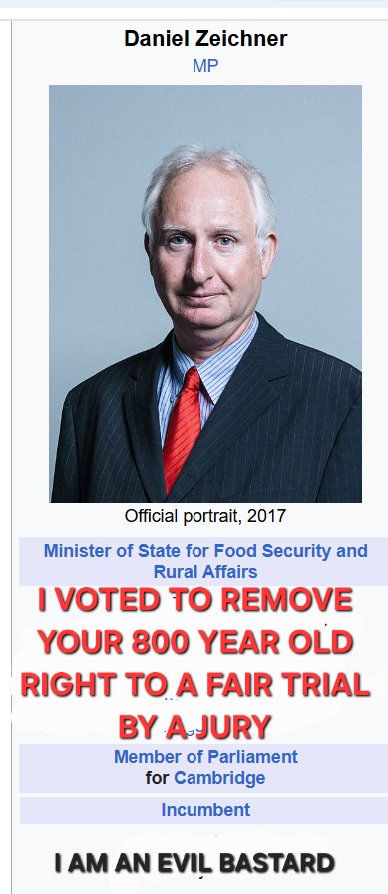 Vote this scumbag out of the commons forever
People of Cambridge, you know what to do!         33