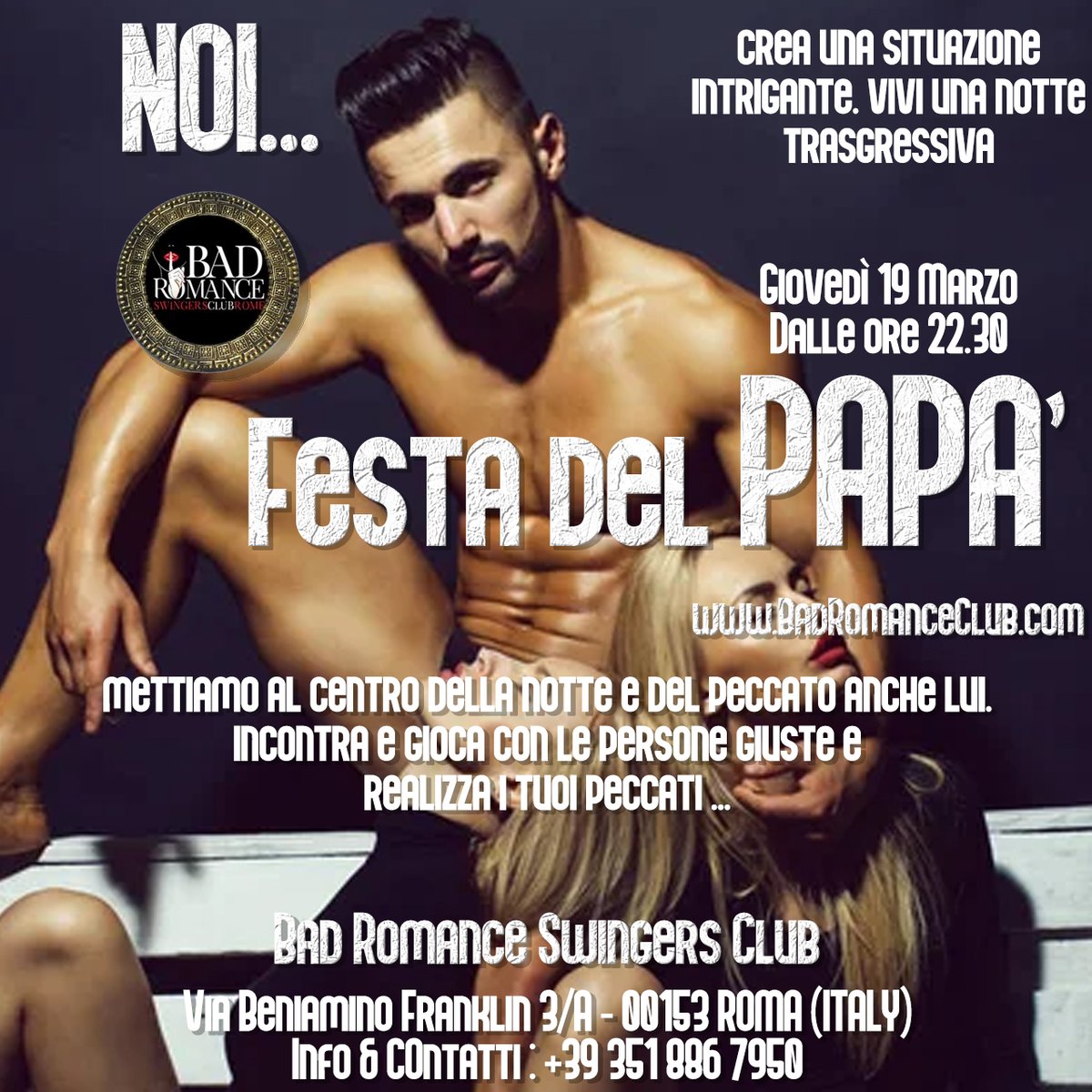 Bad Romance Swinger Club (Rome Italy) tweet media