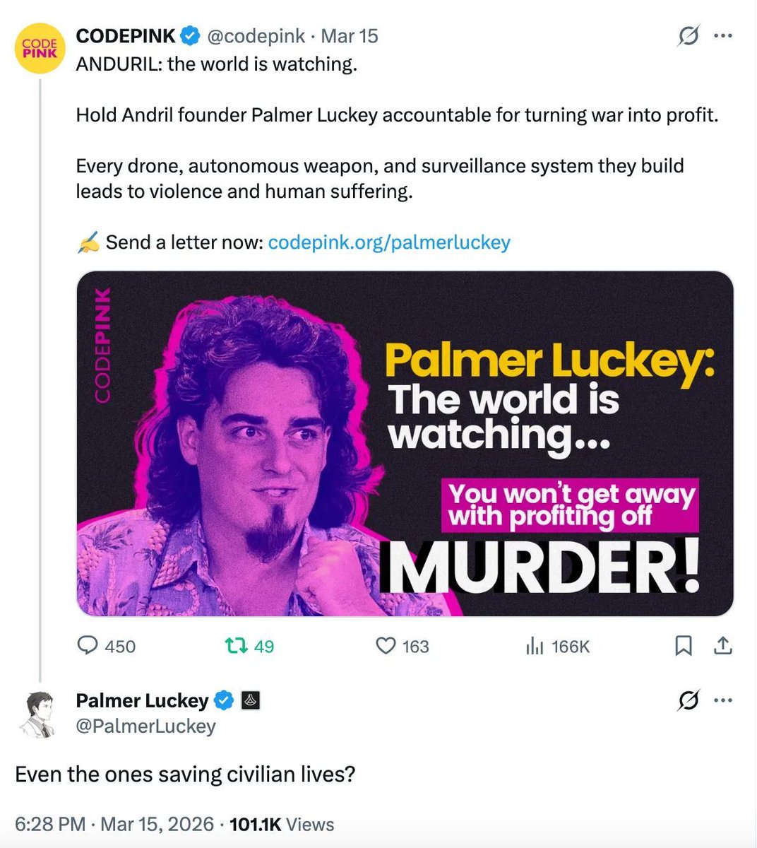 CODEPINK tweet media