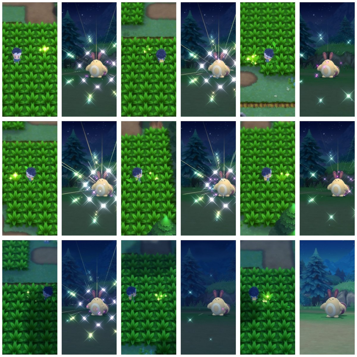 breakjoker0's tweet image. 一発で40連鎖いったから連鎖切れるまでやったら9匹オタチ光った✨
49連鎖で切れた〜
 #色違いポケモン  #BDSP