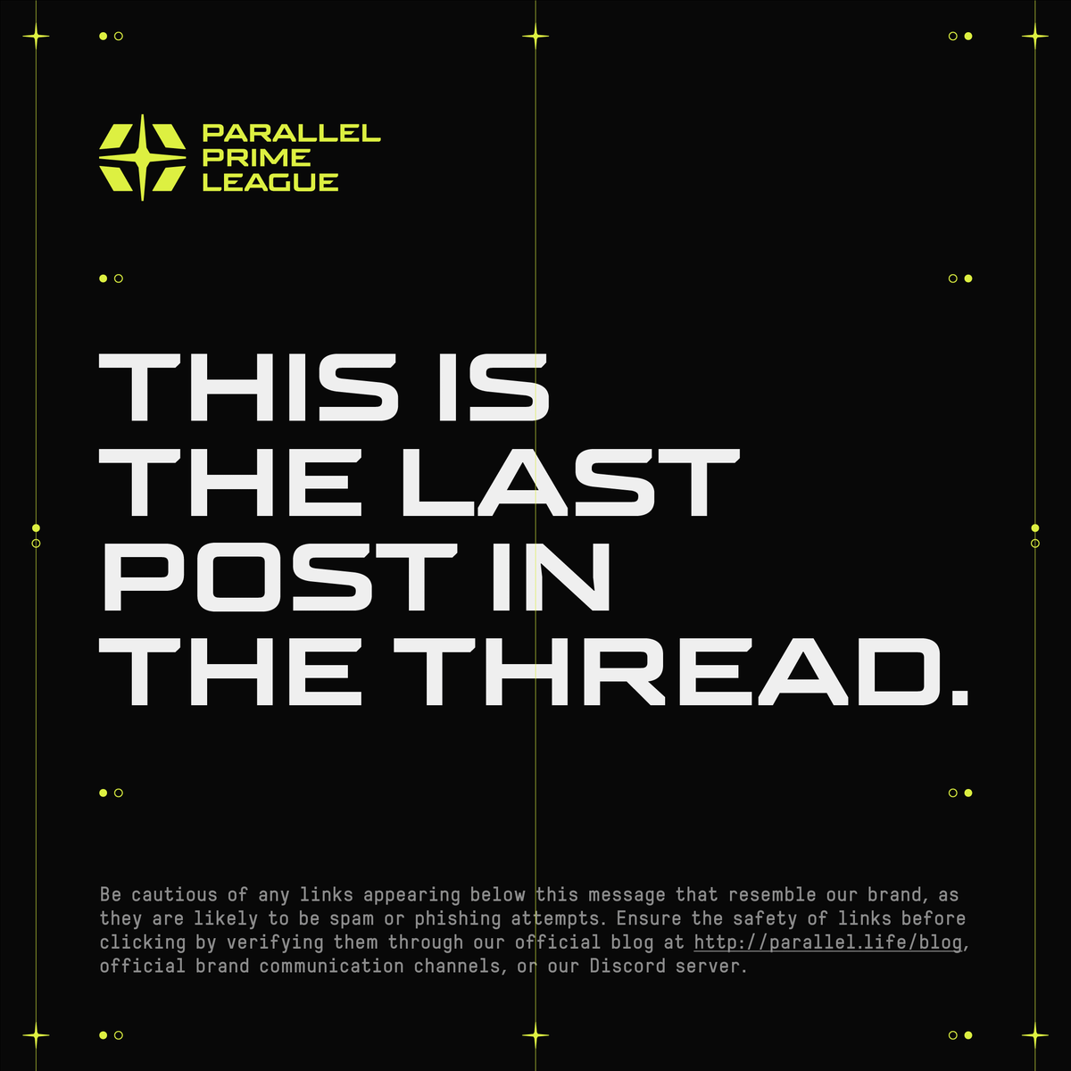 Parallel League tweet media