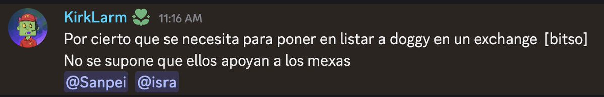¿No se supone que apoyan a los mexas? <a href="/Bitso/">Bitso</a>