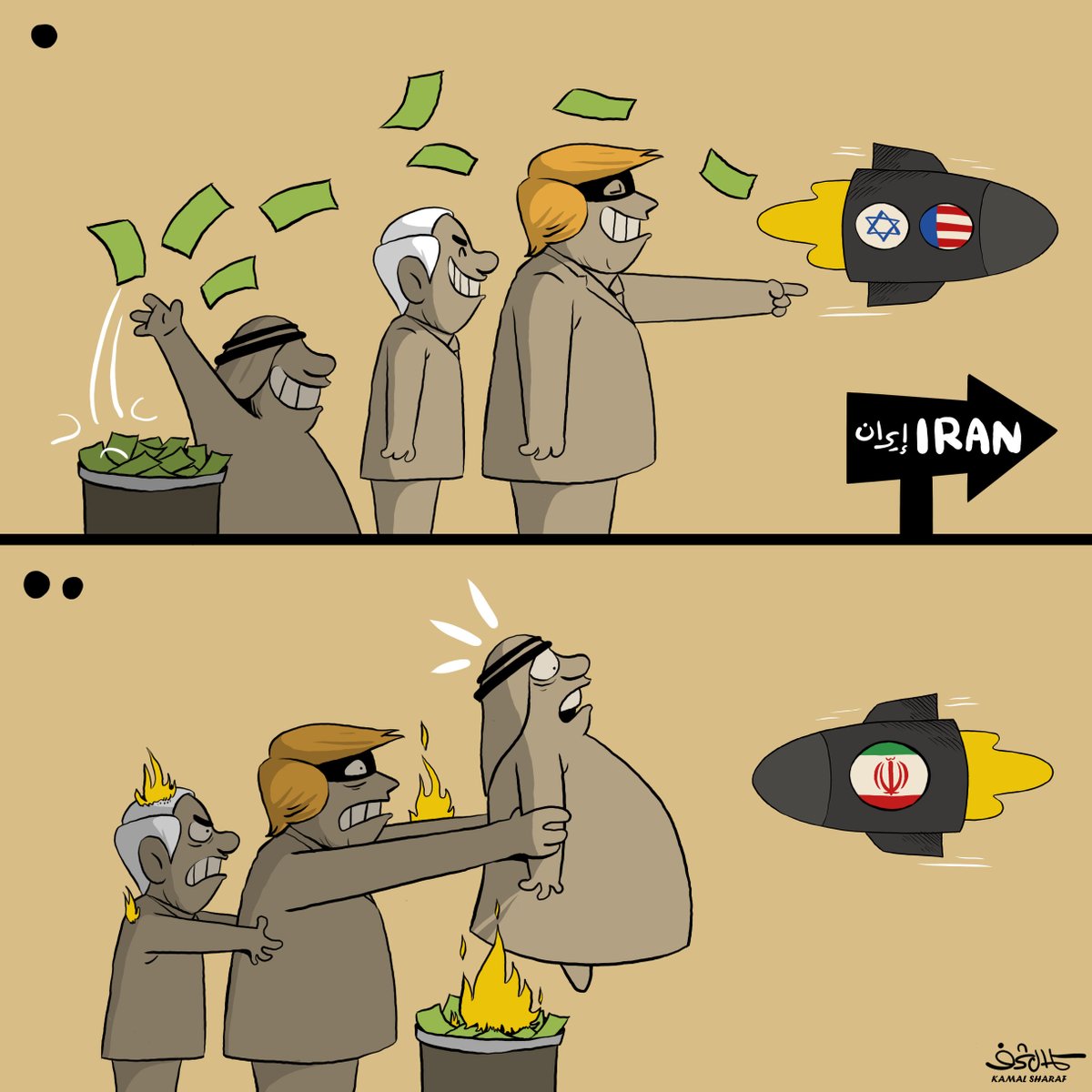 zhao_dashuai's tweet photo. Gulf states needs to realize the US is simply using them as an ATM during peacetime and a human shield during wartime.

Imagine the region without the US, everyone would get along and Israel will be forced to end their apartheid state. So the key to bring justice to the world also rests in the GCC states.

The Gulf States can dismantle the petrodollar.