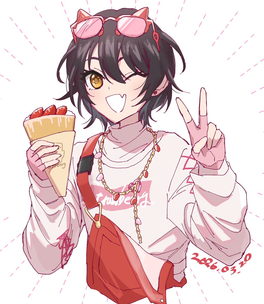 tobe_14973's tweet photo. いちごまにあかわいい🍓
 #まっしろキャンバス https://t.co/ZrfSYtVlJB