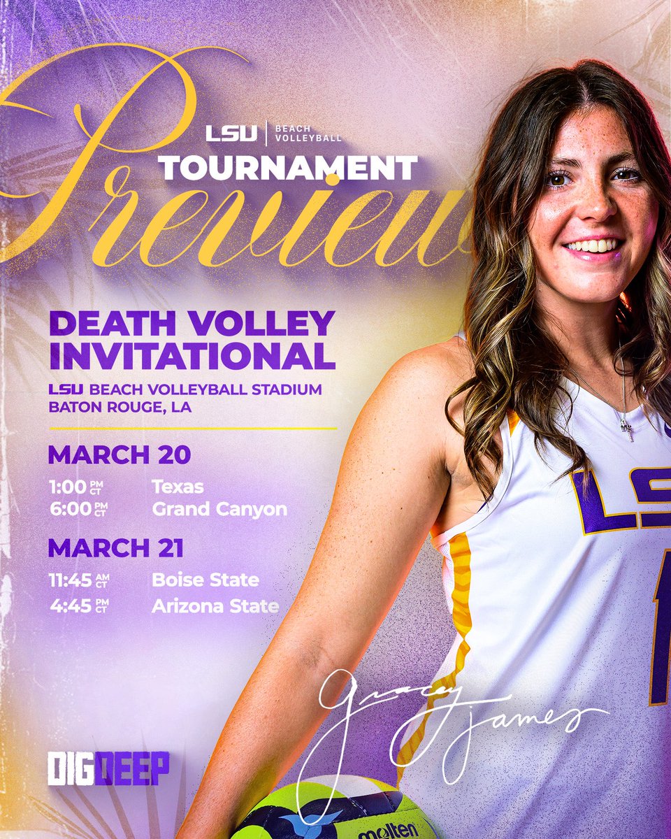 LSU Beach Volleyball tweet media