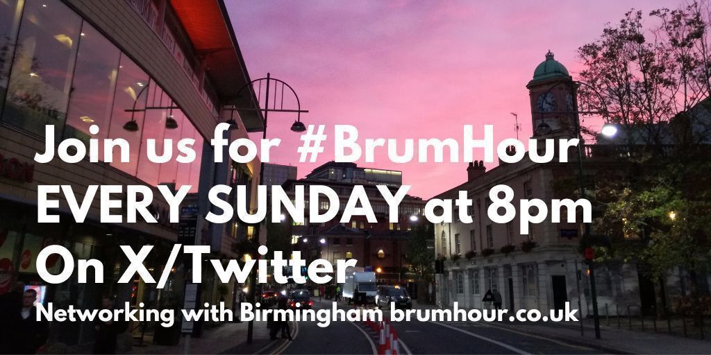 #BrumHour 🐝 Networking with #Birmingham tweet media