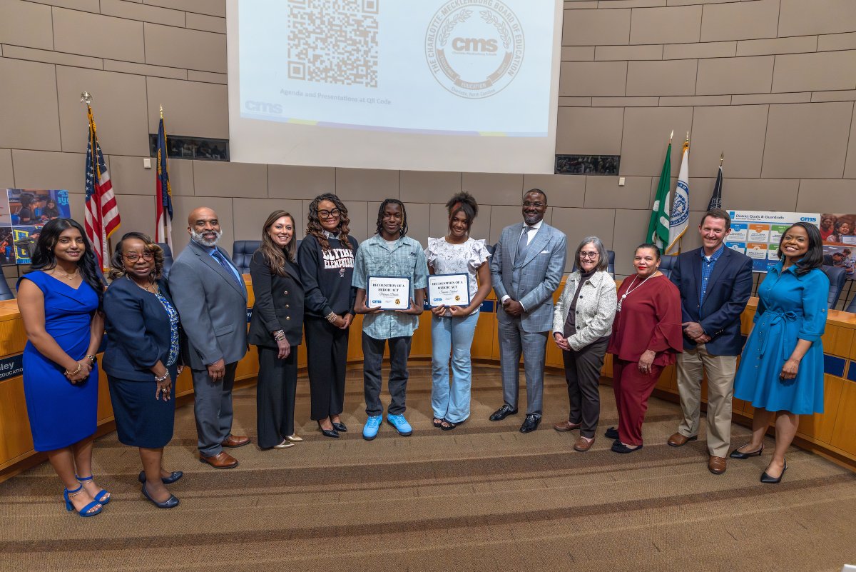 CMS Board of Education tweet media