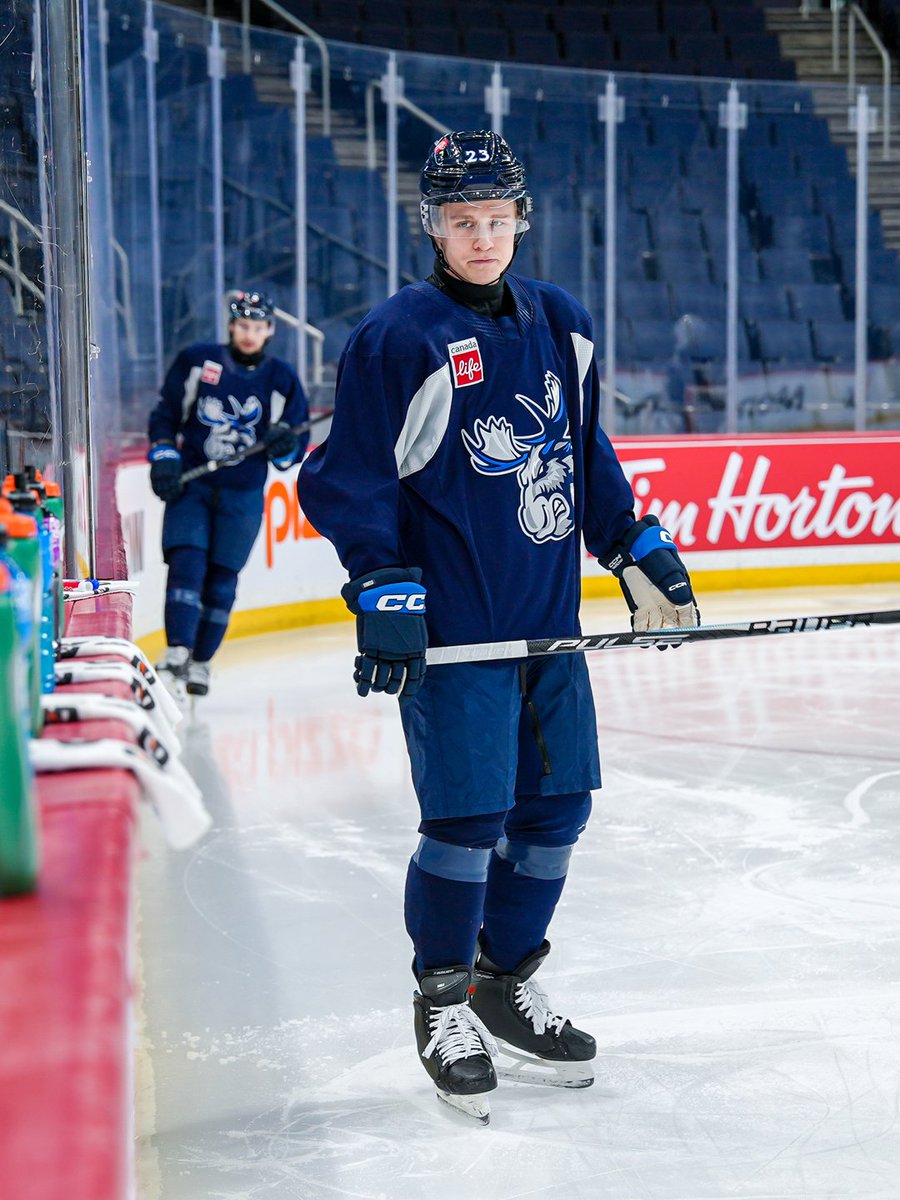 ManitobaMoose's tweet photo. Everyone say hello to the newest Moose, Alfons Freij 👋 https://t.co/fivrO7xMAX
