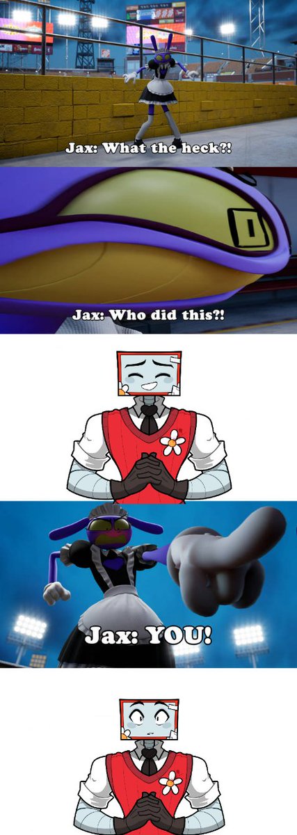 Josephi75418436's tweet photo. #sunnydayjack #tmon #dachabo made #jax wear the maid outfit
#snaccpopstudios #Aphrodesia #sdj #somethingswrongwithsunnydayjack #TheAmazingDigitalCircusJax #tadc https://t.co/WSTFhW4EMn
