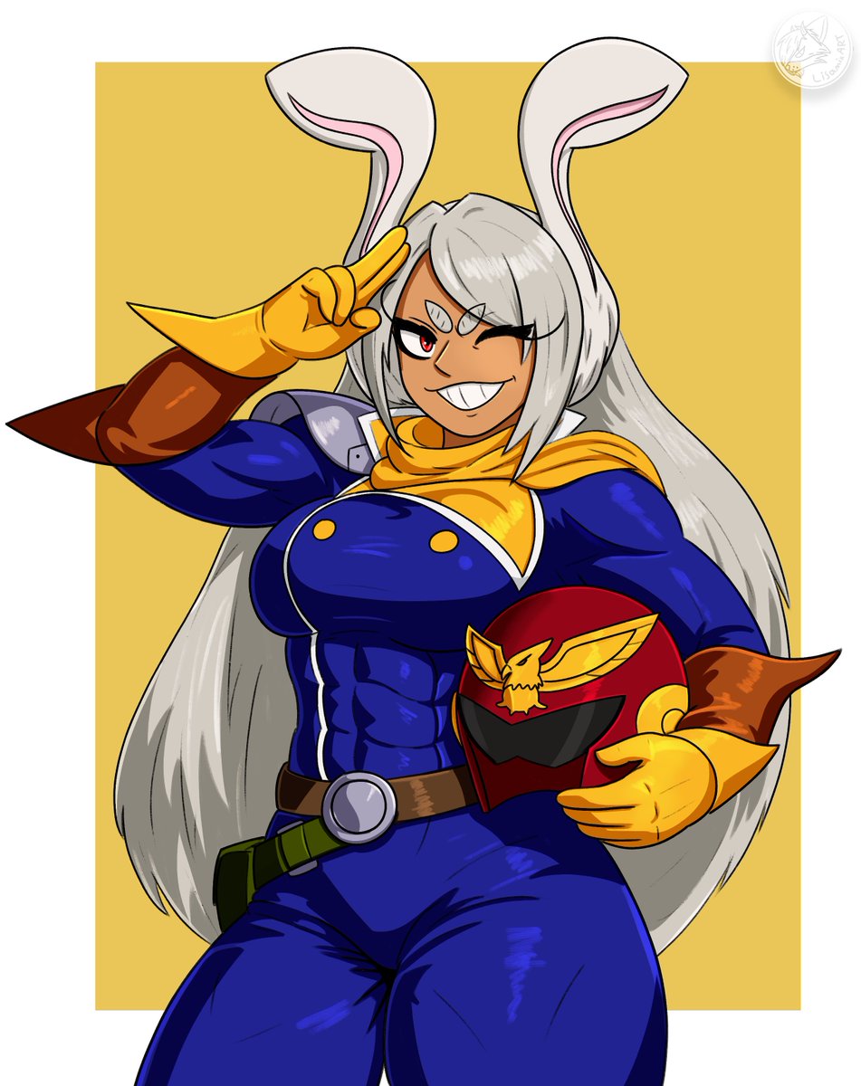 Mirko as Captain Falcon from F-Zero 🐰🥕🏎

#Mirko #ミルコ #MyHeroAcademia