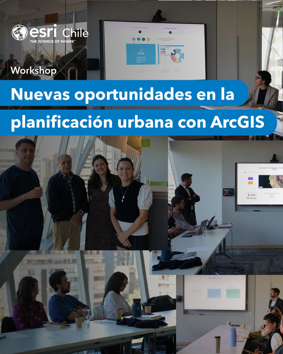 EsriChile's tweet image. 🏙️ Exploramos el futuro de las ciudades con @ArcGIS Urban y City Engine junto al @MINVU y la @UCatolica.

Tecnología geoespacial al servicio de la planificación urbana, políticas públicas e innovación. 💡

#PlanificacionUrbana #ArcGIS #SmartCities