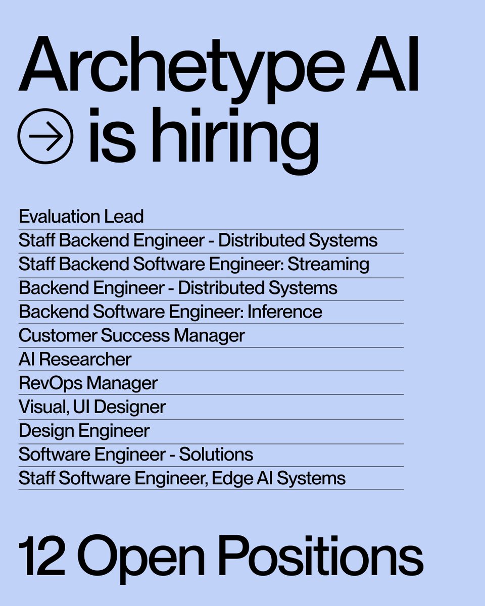 Archetype AI tweet media