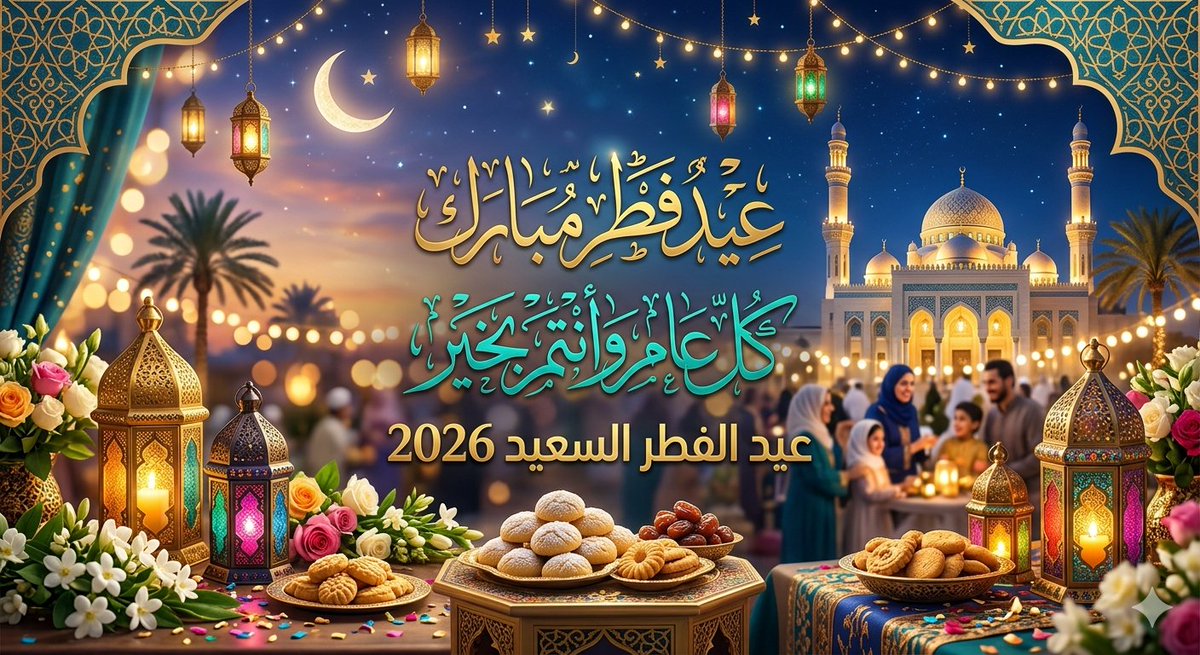 husseinbashaw95's tweet photo. عيد فطر مبارك، تقبّل الله طاعاتكم وغفر ذنوبكم، وجعل أيامكم مليئة بالفرح https://t.co/WAKgV0KIvE