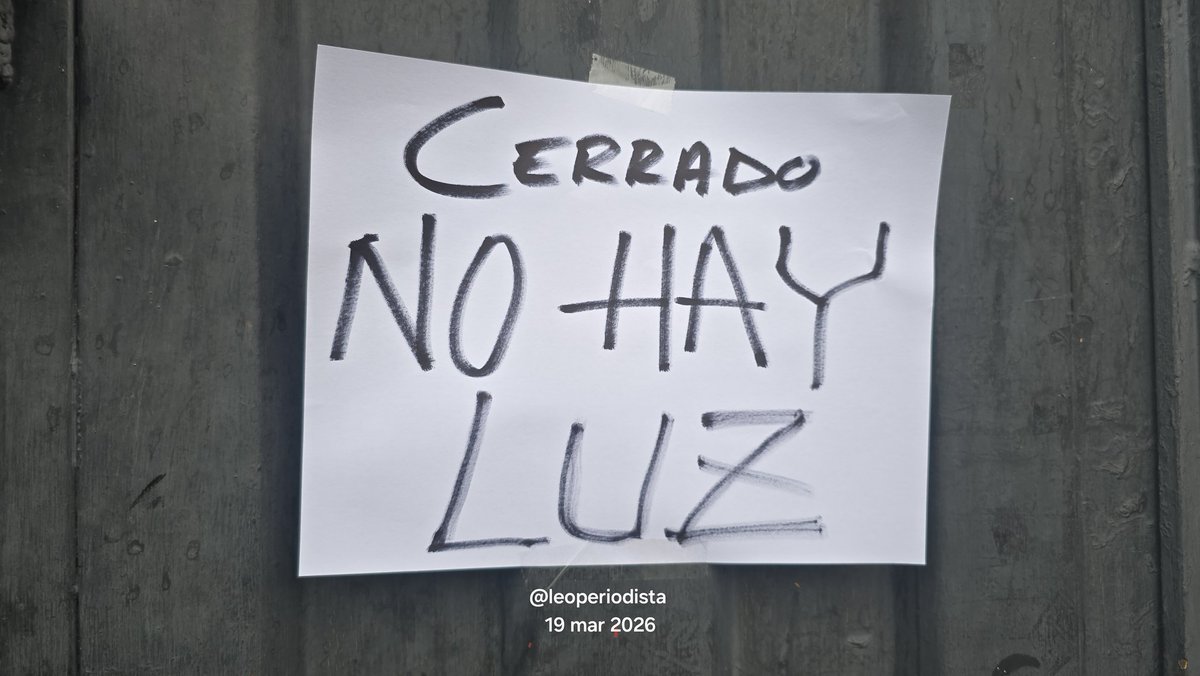 #19mar...Sin palabras....Mérideños seguimos afectados por el racionamiento del servicio eléctrico