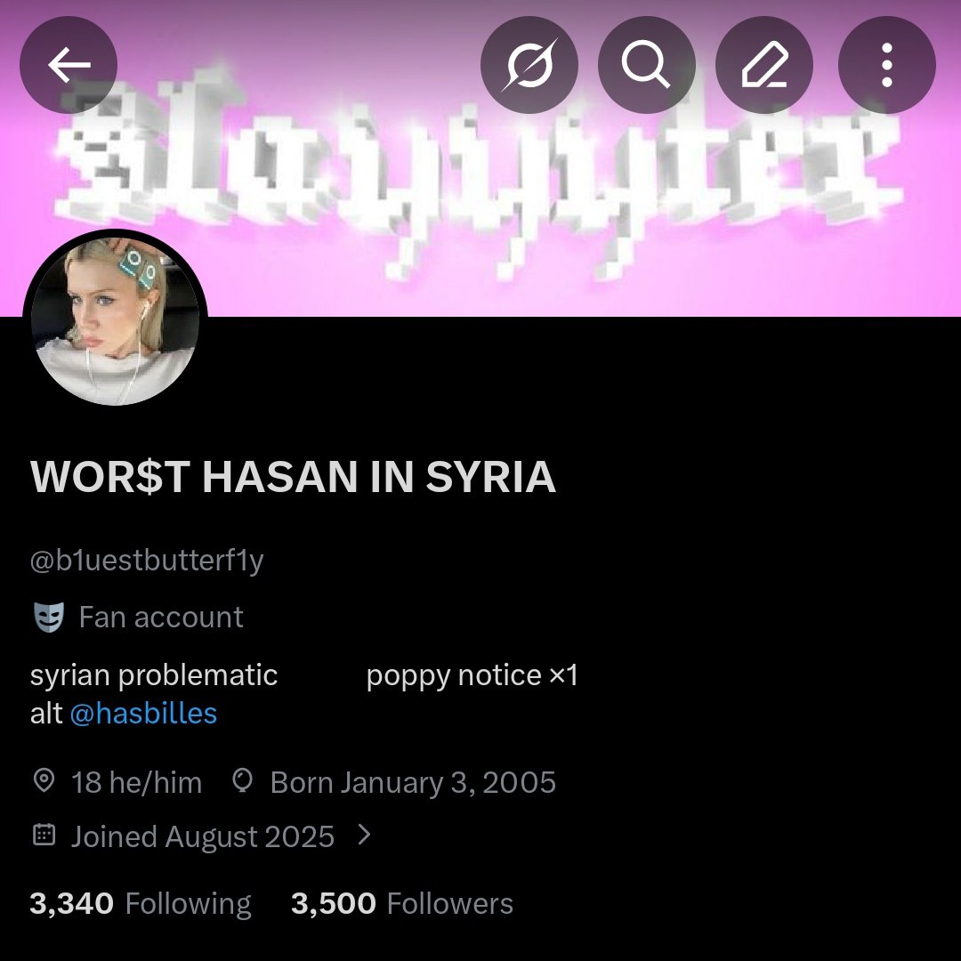 WOR$T HASAN IN SYRIA tweet media