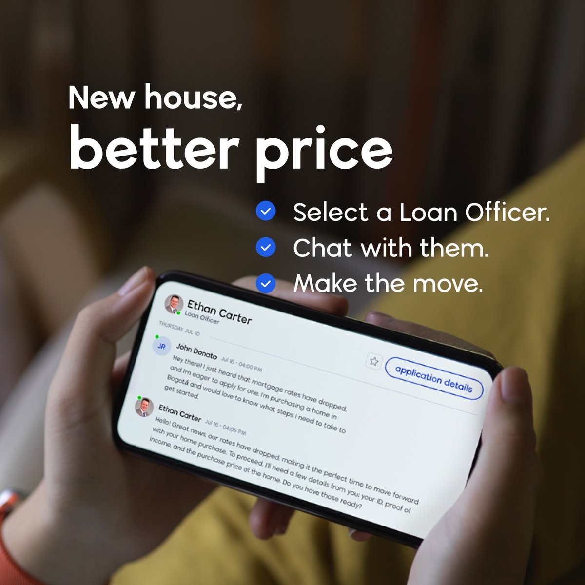 visblsearch's tweet photo. Compare the latest rates from top loan officers in one place. Select a Loan Officer, chat with them, and make the move with Visbl!

 #MortgageRates #HomeLoan #LoanComparison #MortgageTips #HomeBuying #RealEstateFinance #MortgageHelp https://t.co/UAoqrRmxKo