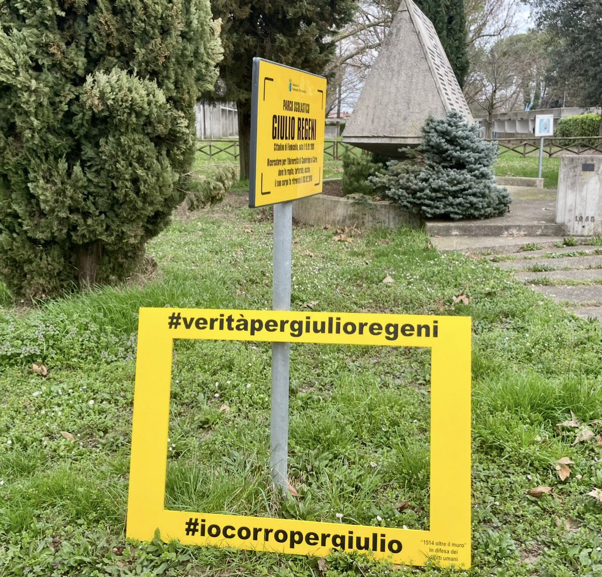 La Primavera è già arrivata, non vi viene voglia di fare una bella corsetta… 🏃 🏃🏻‍♀️ 
#iocorroperGiulio #runforGiulio
#primavera #19marzo #festadelpapà 
#veritaegiustiziaperGiulio #Regeni