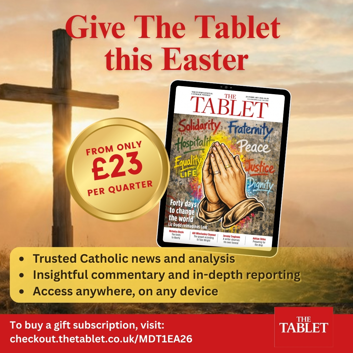 The Tablet tweet media