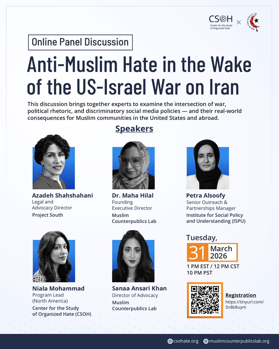 Center for the Study of Organized Hate (CSOH) tweet media