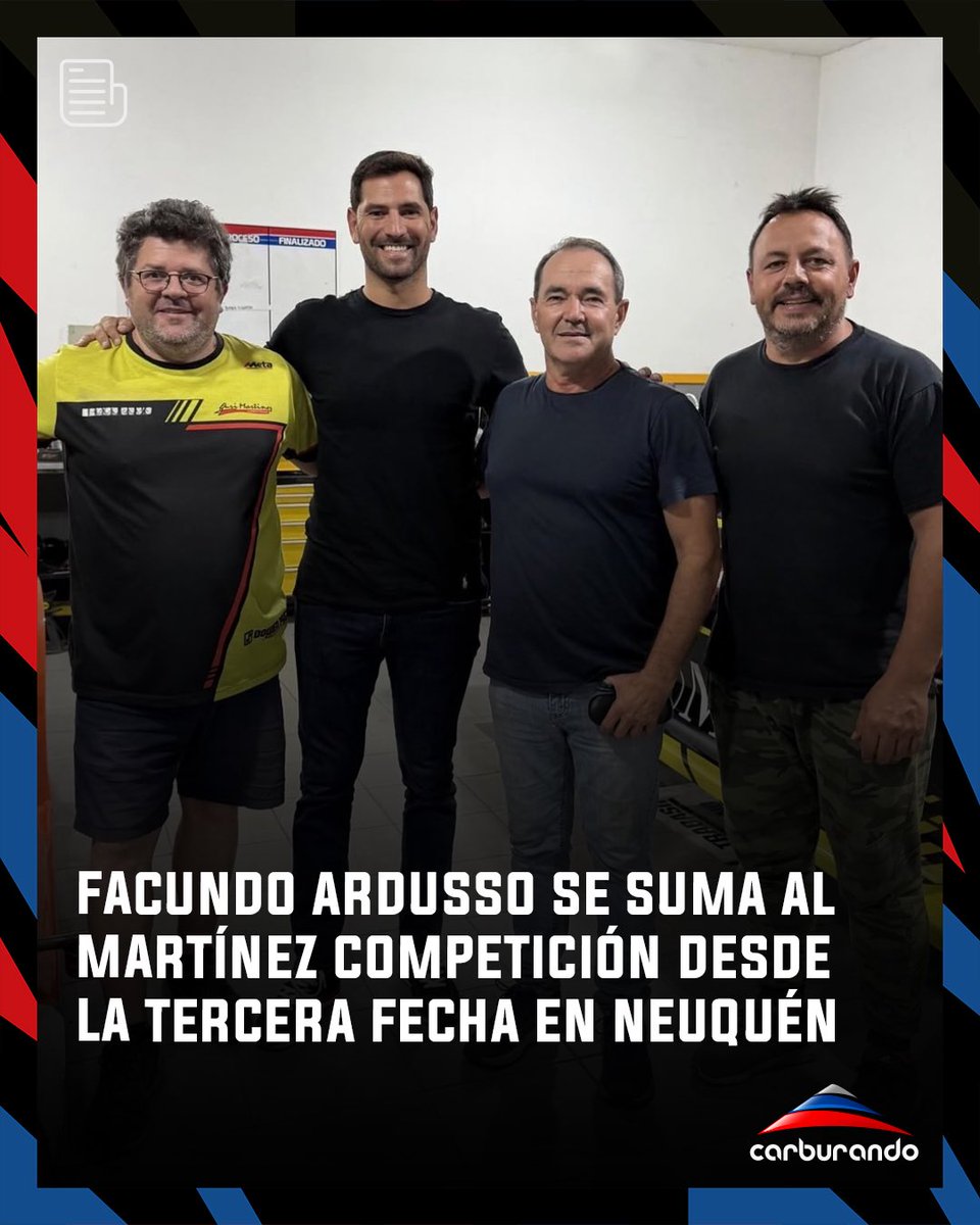 CarburandoTV's tweet image. ¡Cambio de rumbo para Ardusso!  

🏁🤝 Luego de su desvinculación del RV Racing y tras obtener su pase a Ford, @FacundoArdusso llegará a la tercera fecha del campeonato del #TurismoCarretera junto al Martínez Competición. 

#TC #Ford #Ardusso