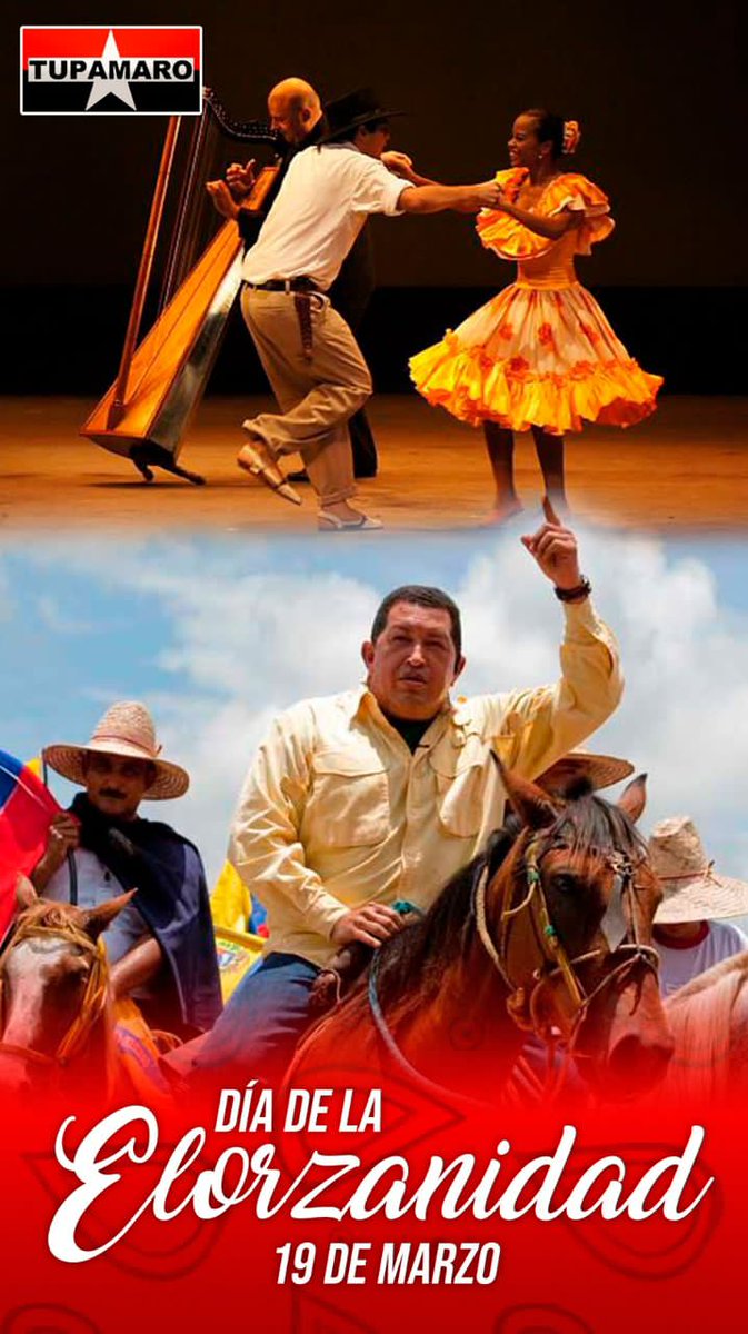 Hoy celebramos el Día de la Elorzanidad en la población de Elorza, estado Apure, con fiestas y actividades folklóricas, ganaderas, agrícolas, artísticas y deportivas en honor a San José, patrono de la ciudad.

Somos cultura y folklore, somos la patria de Simón Bolívar.

#Elorza