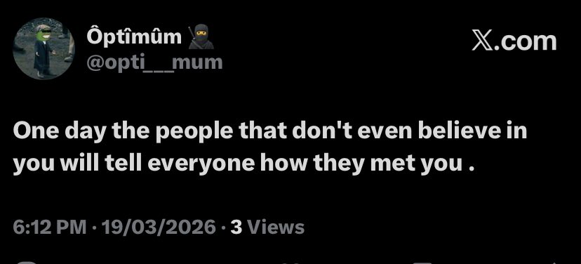 Ôptîmûm 🥷 tweet media