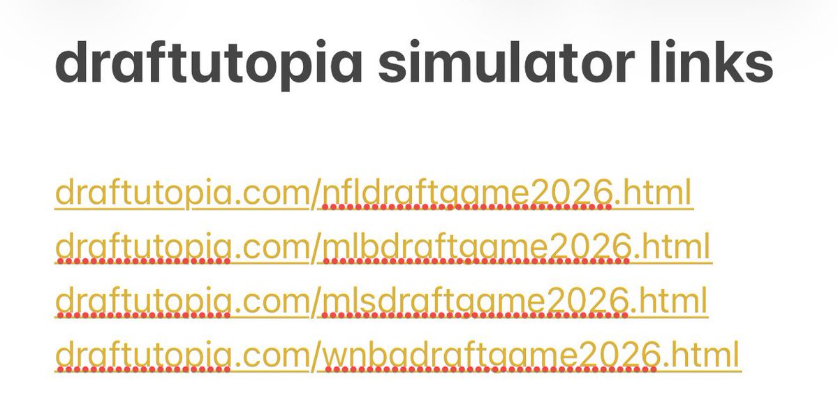 Draft Utopia tweet media