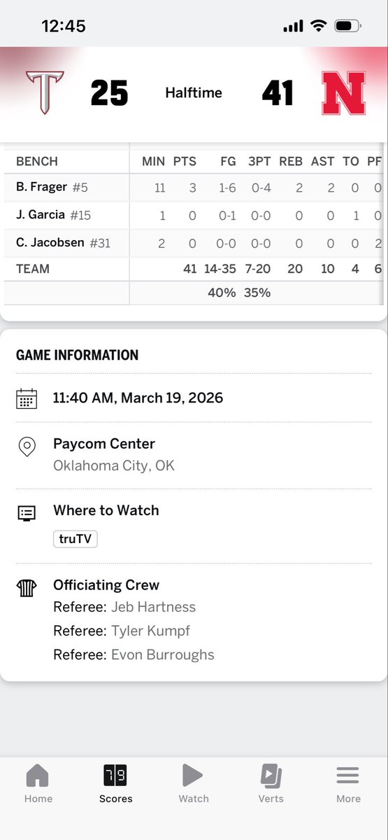 SteveBranscombe's tweet photo. @schicknickshow Familiar name officiating the Husker game today? https://t.co/zpTjGDNNcY