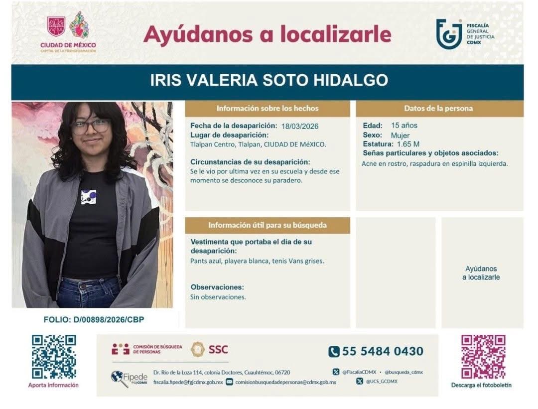 SthephMm's tweet photo. Dos mujeres, dos niñas, en menos de un día #desaparecidas en @TlalpanAl ¿qué pasó @Gabyosoriohdz? Hace unos días decías que eras ultra feminista.  Y no te pronuncias ni apoyas al respecto. No apoyas a las familias. https://t.co/BaSLVDnNFB