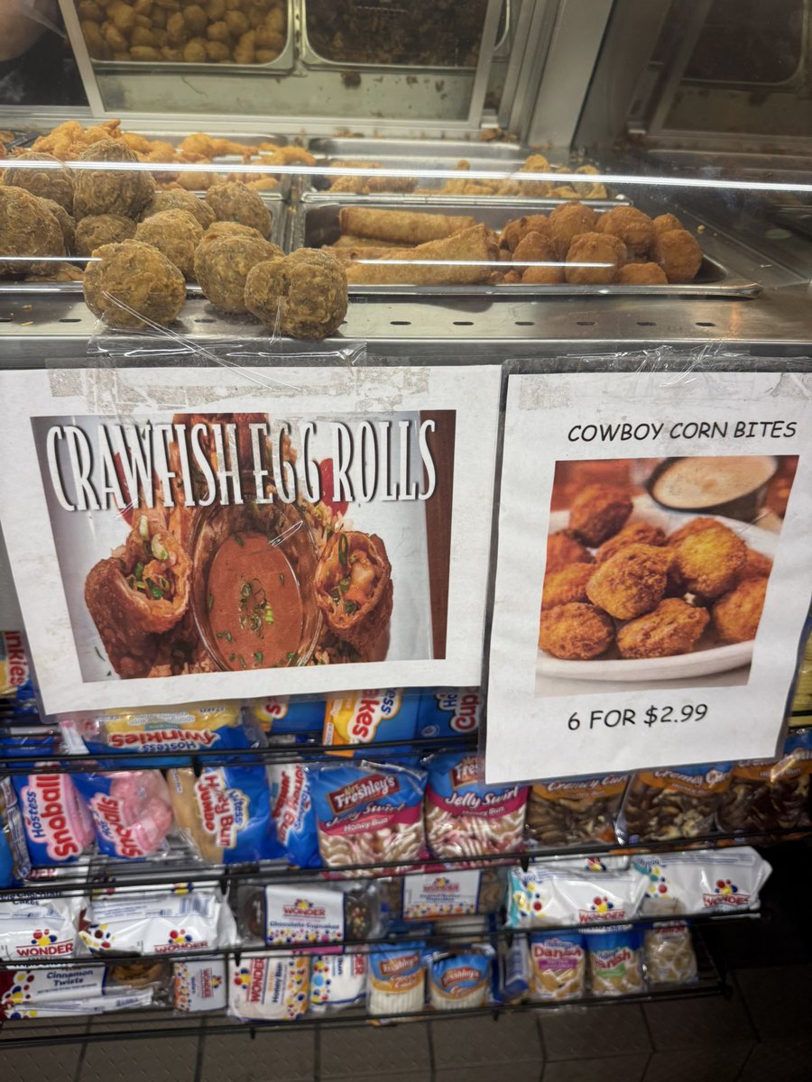 On the 8th day, God created south Arkansas gas station food and He saw that it was good.