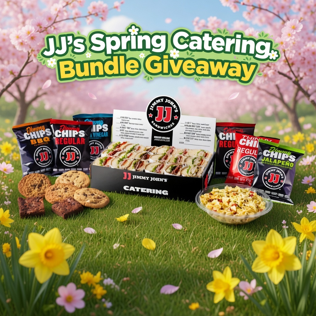 MiklinEnt's tweet photo. Spring is served! Win a Jimmy John’s Spring Catering Bundle.  Perfect for office lunches, teams, and families. Enter now: https://t.co/pzniSa7Abk Like, share, or tag a friend who’d love this!  #Giveaway #JimmyJohns #Catering #SpringEats #TwinCities https://t.co/nU8pfupm0T