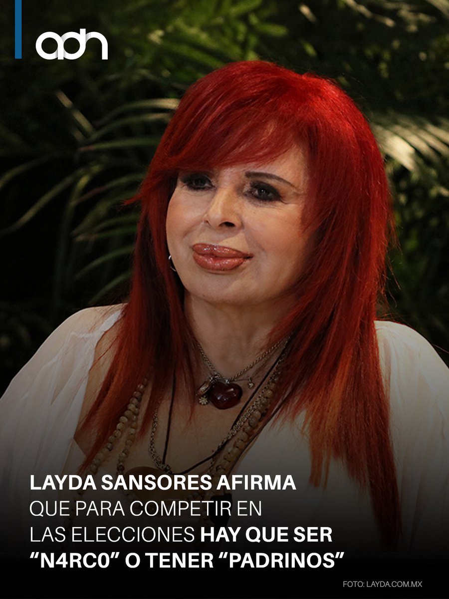 ¡Avísenle que es la autoridad! ❌
La gobernadora de Campeche, Layda Sansores, admitió que en la actualidad la popularidad no es suficiente ganar una elección popular, pues se necesitan enormes recursos, "padrinos" de alto nivel o vínculos con el narcotráfico ⚠️🚨