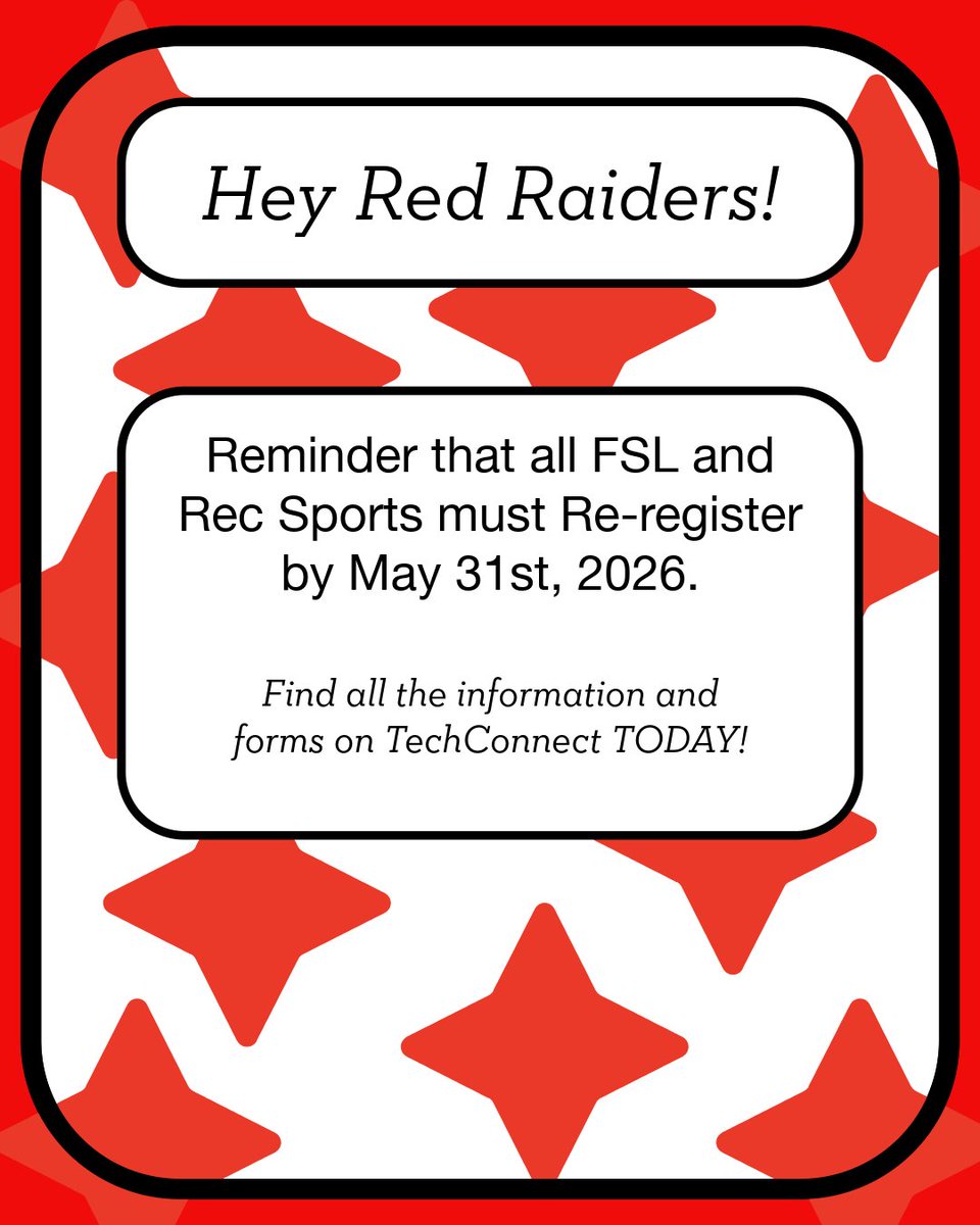 TTU Student Orgs tweet media