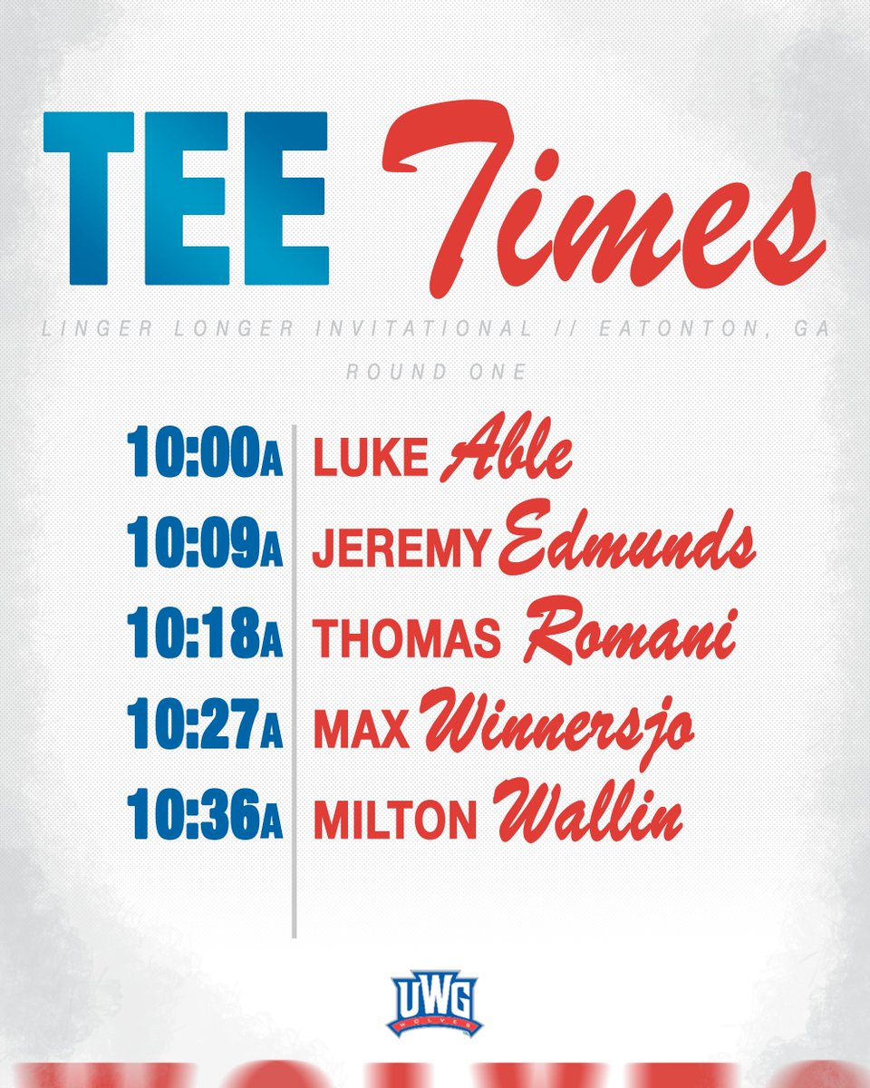 UWG Men's Golf tweet media