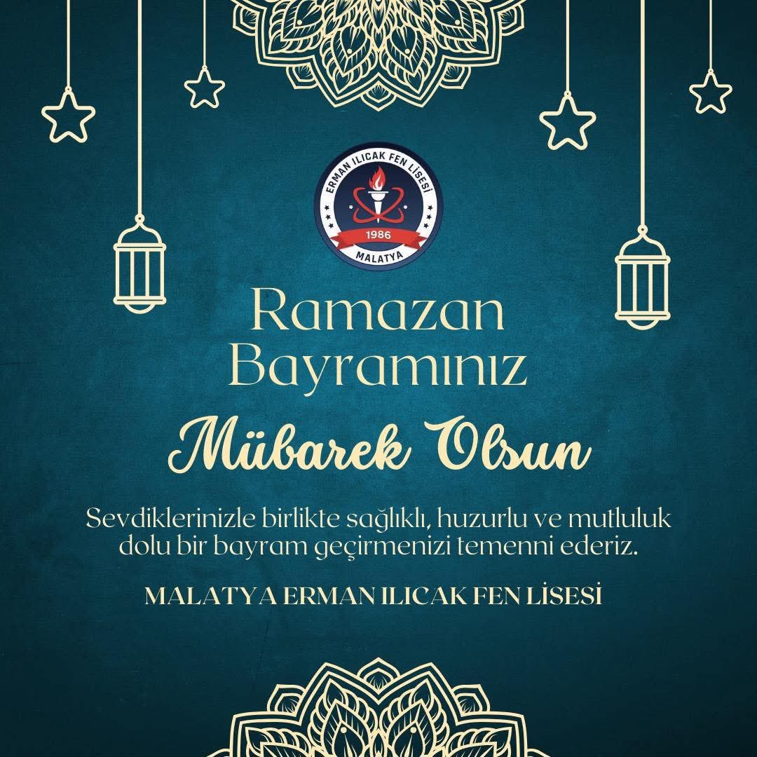 Huzurun habercisi, bereket ve rahmet ayının mirası Ramazan Bayramı’nızı tebrik eder, tüm sevdiklerinizle birlikte manasını yitirmemiş nice güzel bayramlara kavuşmanızı dilerim...