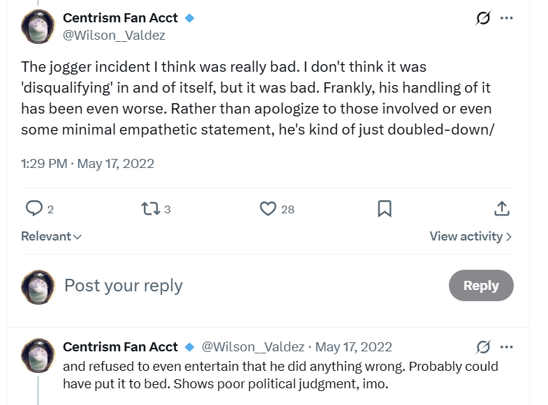 Centrism Fan Acct 🔹 tweet media