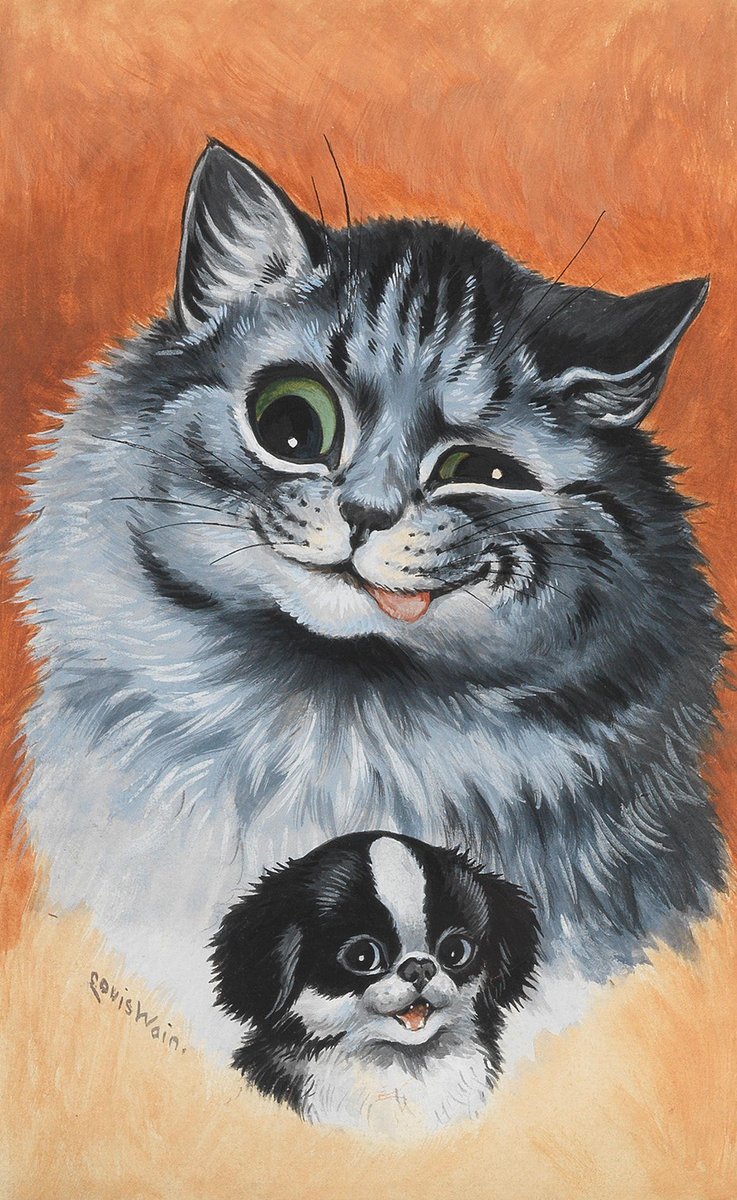 Louis Wain Bot tweet media