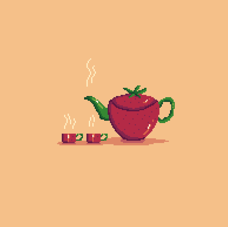 UlaPelirroja's tweet image. Would you like some tea?🍵
#kettle #pixel_dailies #pixelart