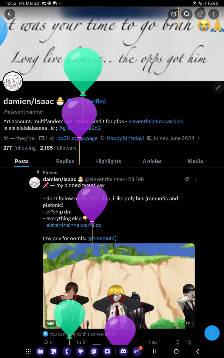 damien/Isaac 🐣 tweet media