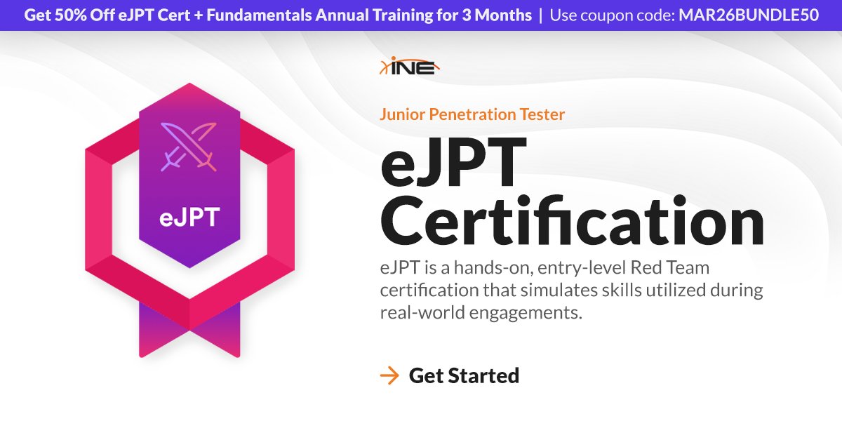 INE Security (FKA eLearnSecurity) tweet media