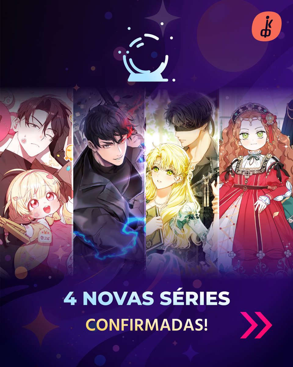 comikeybr's tweet photo. 🪄 A espera acabou: o último segredo revelado!✨

— Para fechar com chave de ouro, Firentia Lombardi assume o seu lugar em "Serei A Matriarca Nesta Vida"! Com isso, o nosso quarteto fantástico está finalmente completo.

👇E aí, detetives, qual das 4 surpresas ganhou o seu coração? Responde aí nos comentários!

#Comikey #Webtoon #MarçoMágico