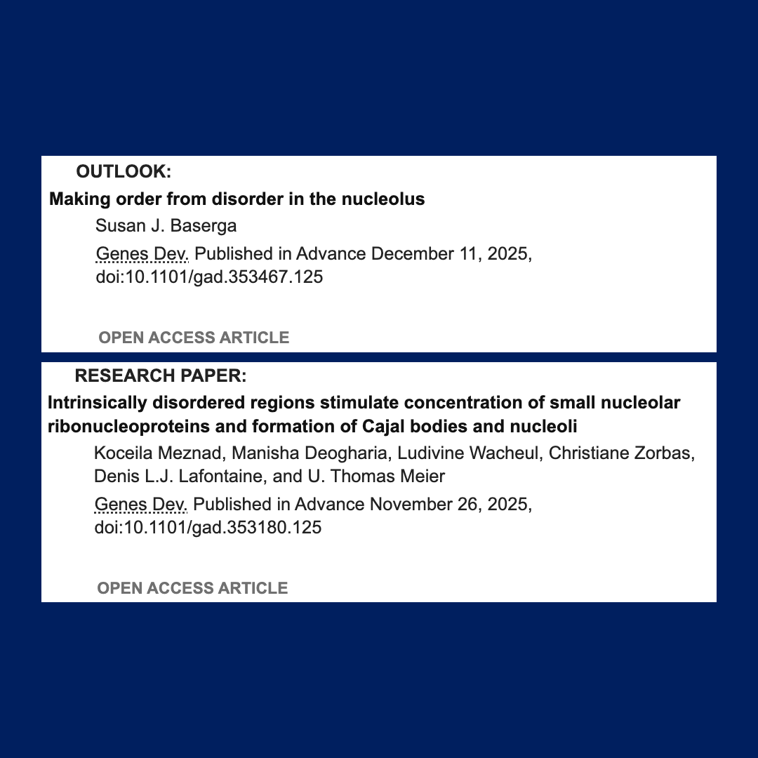 Genes & Development tweet media