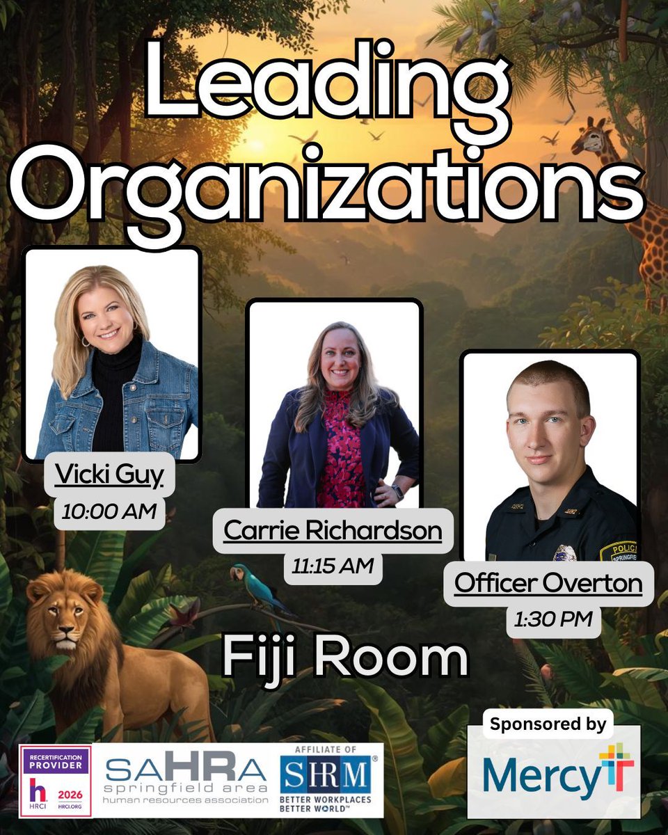 The Leading Organizations sessions will dive into what it takes to strengthen systems, elevate leadership practices, and guide entire organizations with intention and clarity. 

Secure your spot today — the jungle is calling. 🌿💼 sahramo.org/event-6393870
