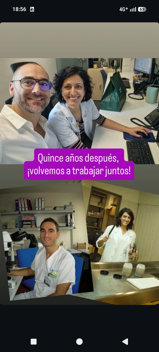 DraEosina's tweet photo. Not everyone is lucky enough to get to work again with her best friend, fifteen years after pathology made us meet.
Bienvenido al equipo @dr_MPrieto! 💜 https://t.co/qXkHTGOJn3