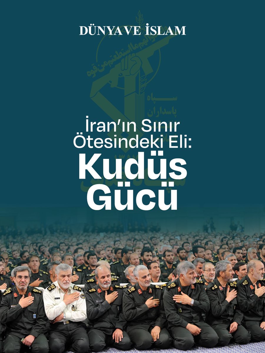 dunyaveislamcom's tweet photo. İran’ın sınır ötesi stratejisinin en kritik unsurlarından biri Kudüs Gücü:

Sahada kurulan bu güç mimarisi, İran dış politikasının sadece bir uzantısı mı, yoksa doğrudan belirleyici unsuru mu❓ https://t.co/6aHwmjh8UA