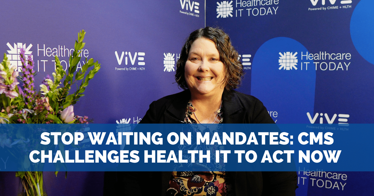 hcittoday's tweet photo. Stop Waiting on Mandates: CMS Challenges Health IT to Act Now @ThePatientsSide @HHS_TechPolicy @CMSGov @theviveevent #ViVEvent #hcldr
https://t.co/arne8ZRDrK https://t.co/kNE4hIuvyy
