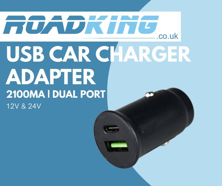 RoadkingUK's tweet photo. Thunderpole Dual USB Car Charger 🔌
📱 Charge two devices at once with dual USB ports
🚛 Works with both 12V and 24V vehicles including trucks and vans
⚡ 2× 2100mA output for fast charging on the road
https://t.co/r0CImRjkT5

#RoadKing #Thunderpole #USBCharger #TruckAccessories https://t.co/s0Shp1wZ62