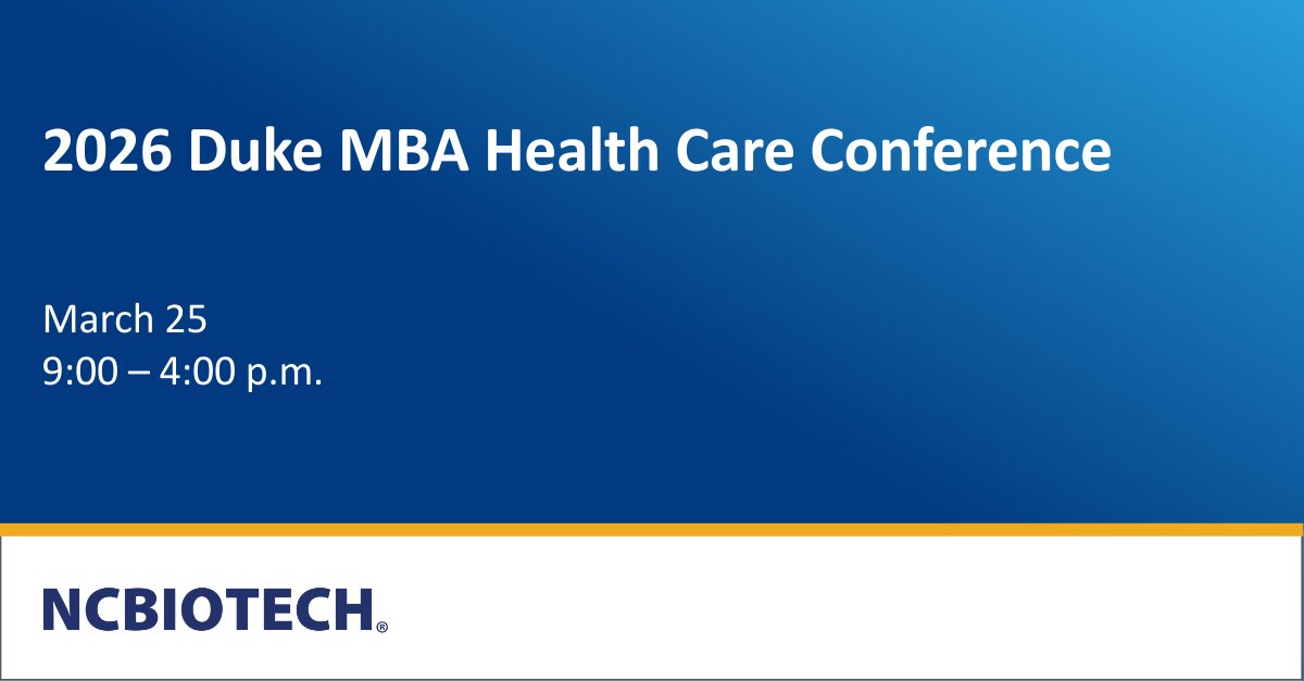 NCBiotech #NCLifeSciences tweet media