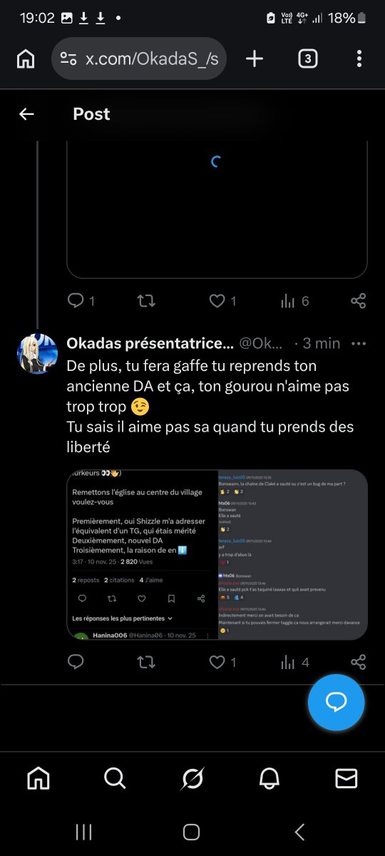Okadas présentatrice météo tweet media