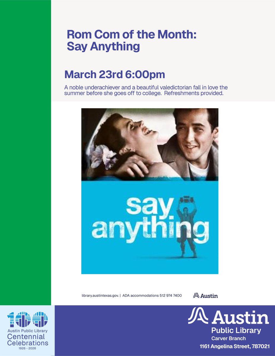 Austin Public Library tweet media